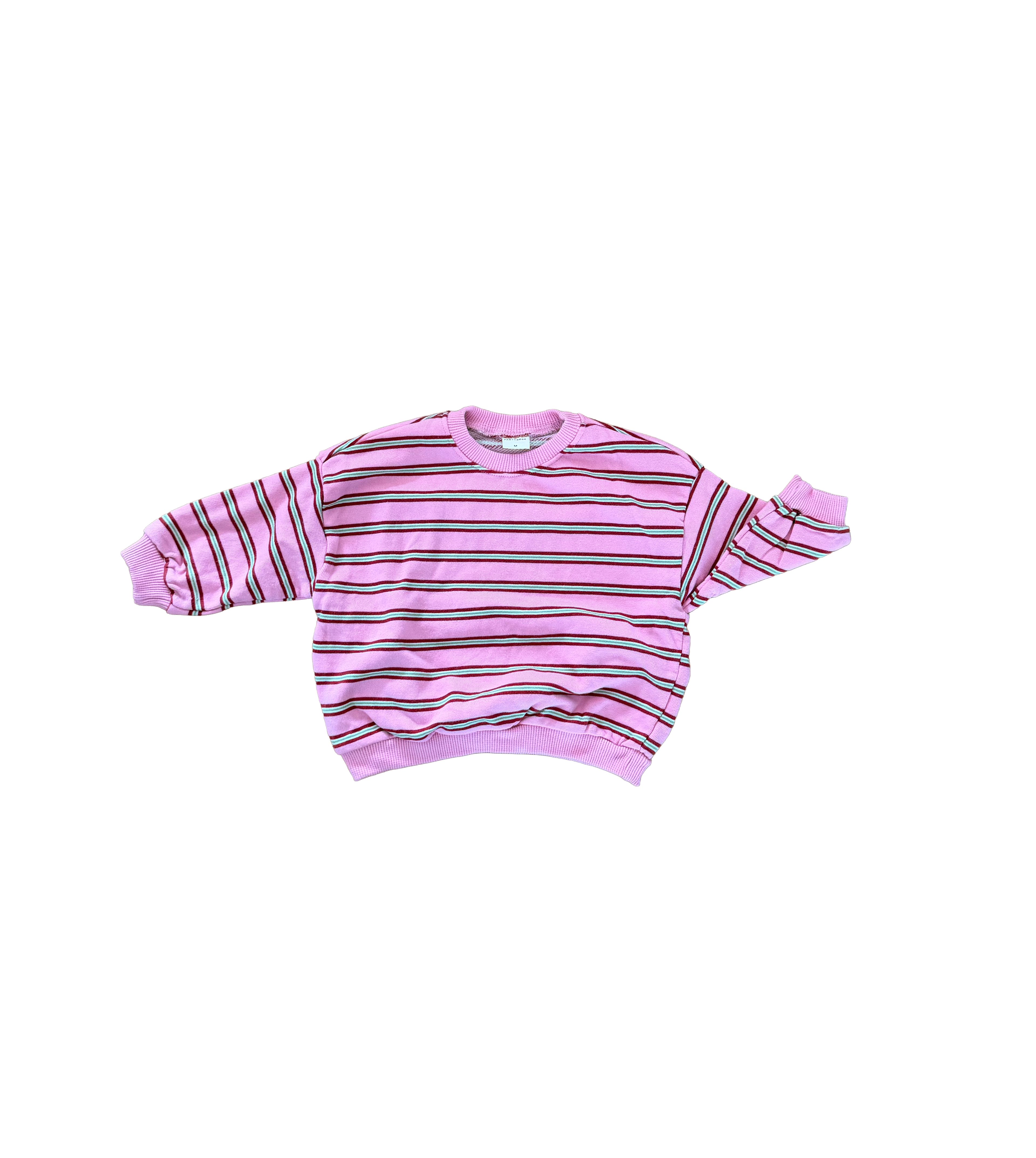 Striped Sweatshirt Pink