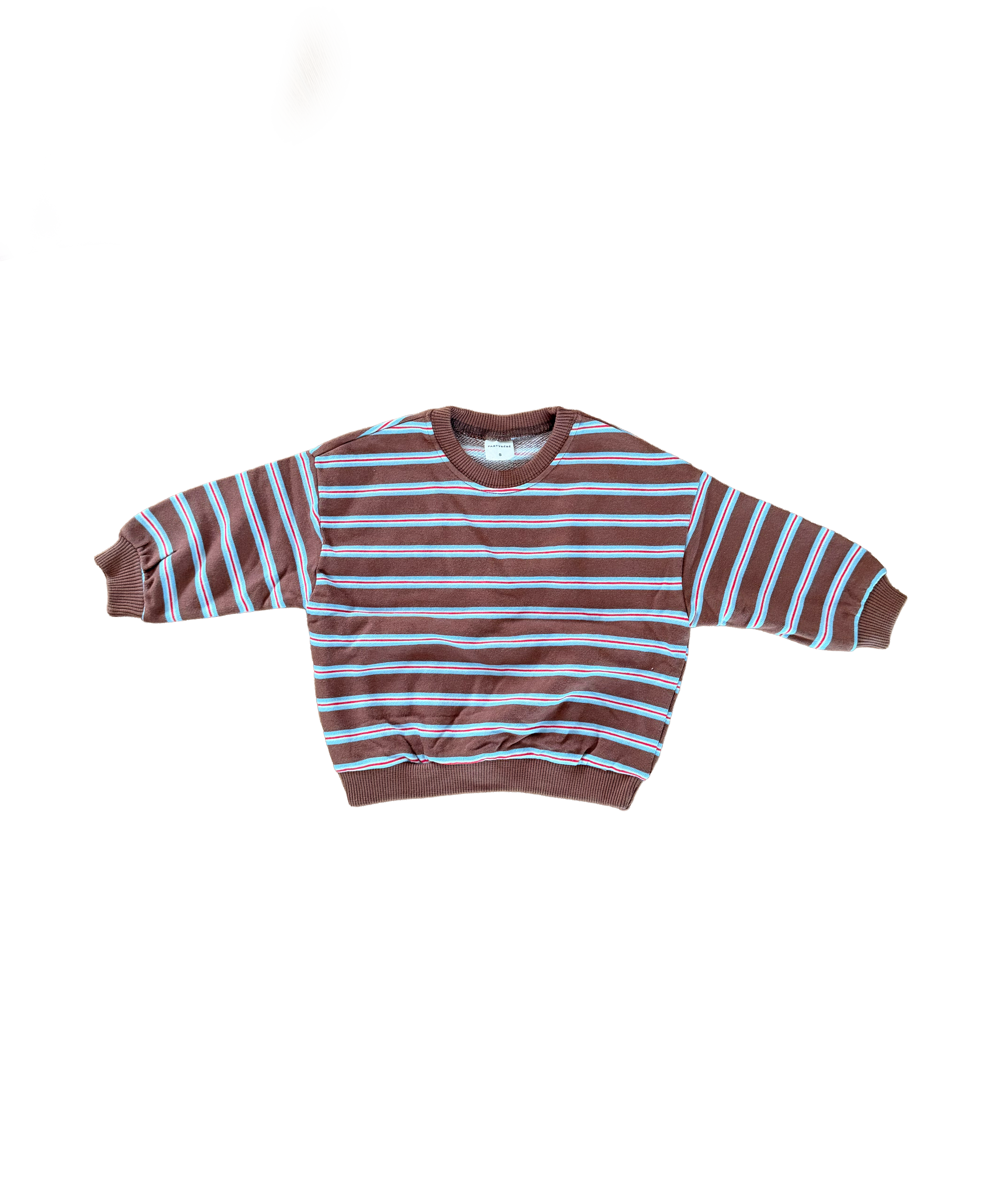 Striped Sweatshirt Brown