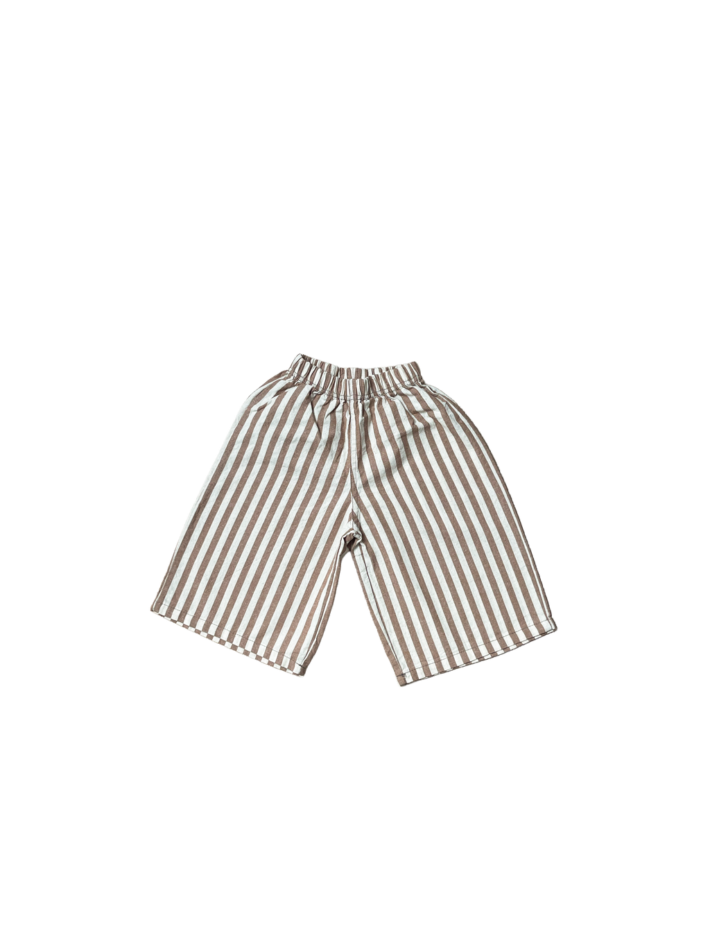 Stripe Wide Pants - Brown