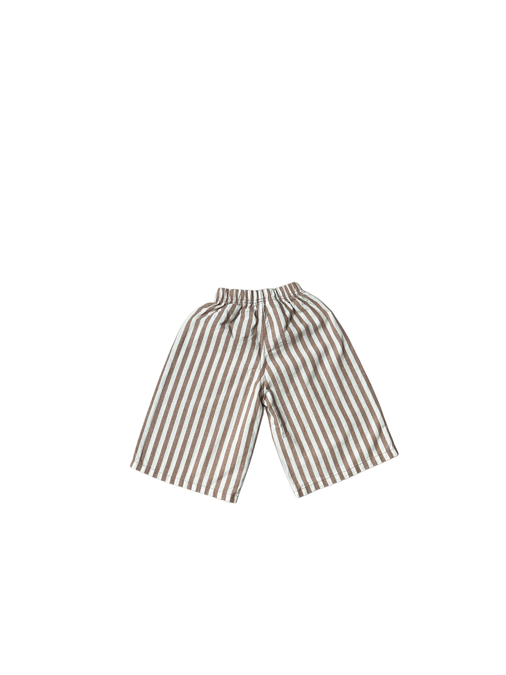 Stripe Wide Pants - Brown
