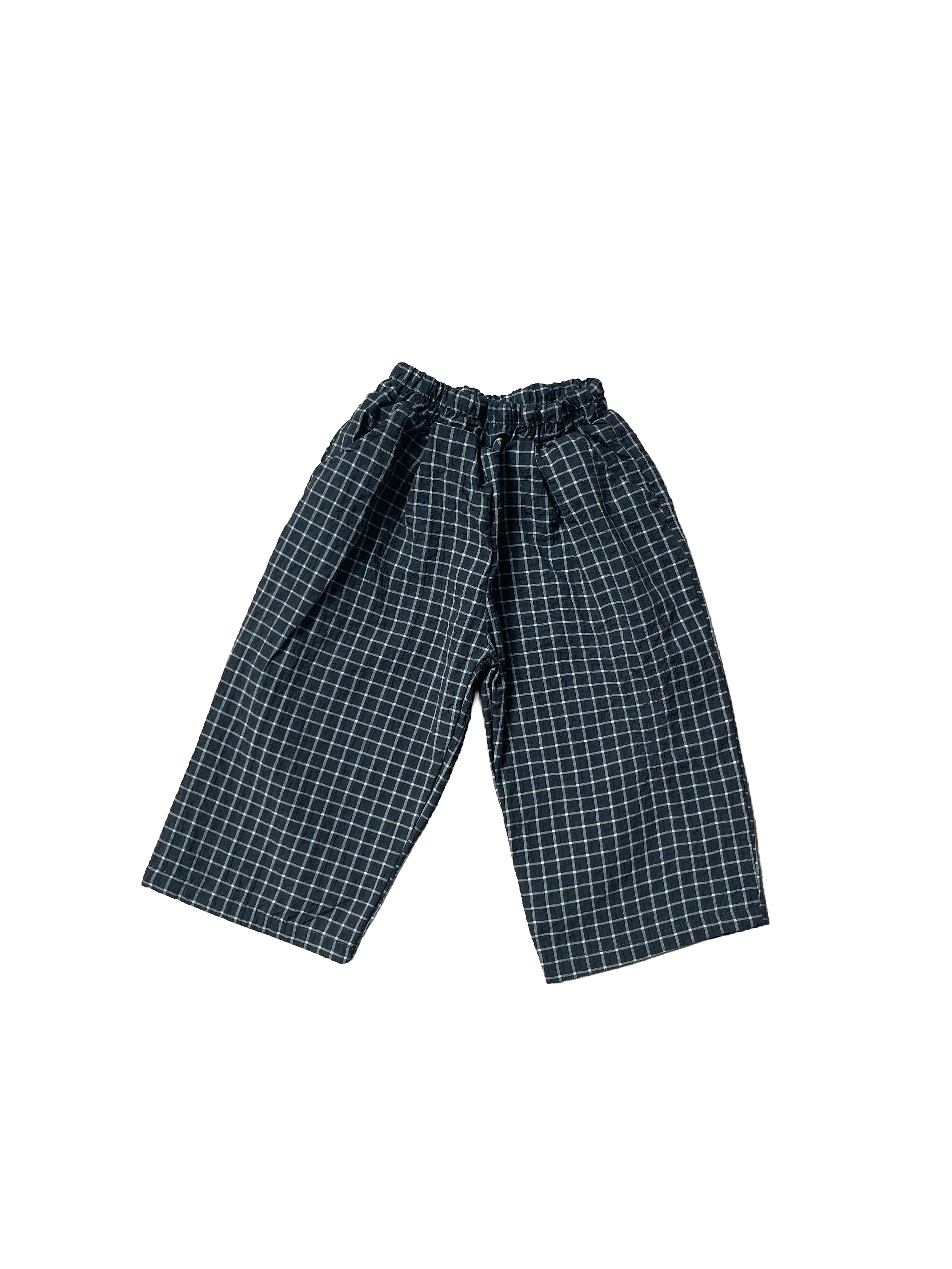 Check Pants - Black