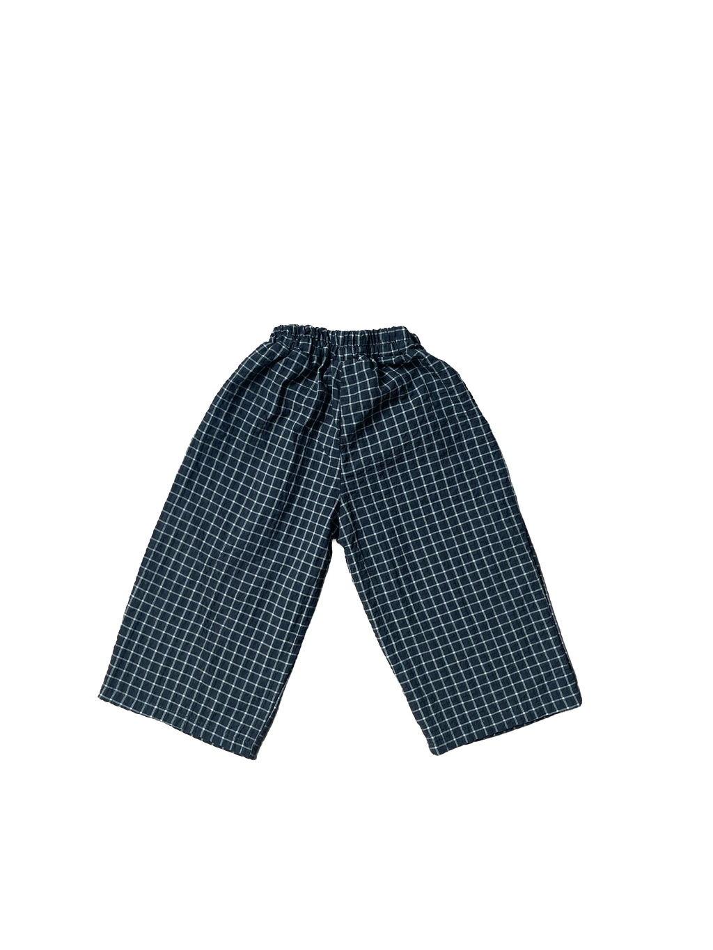 Check Pants - Black
