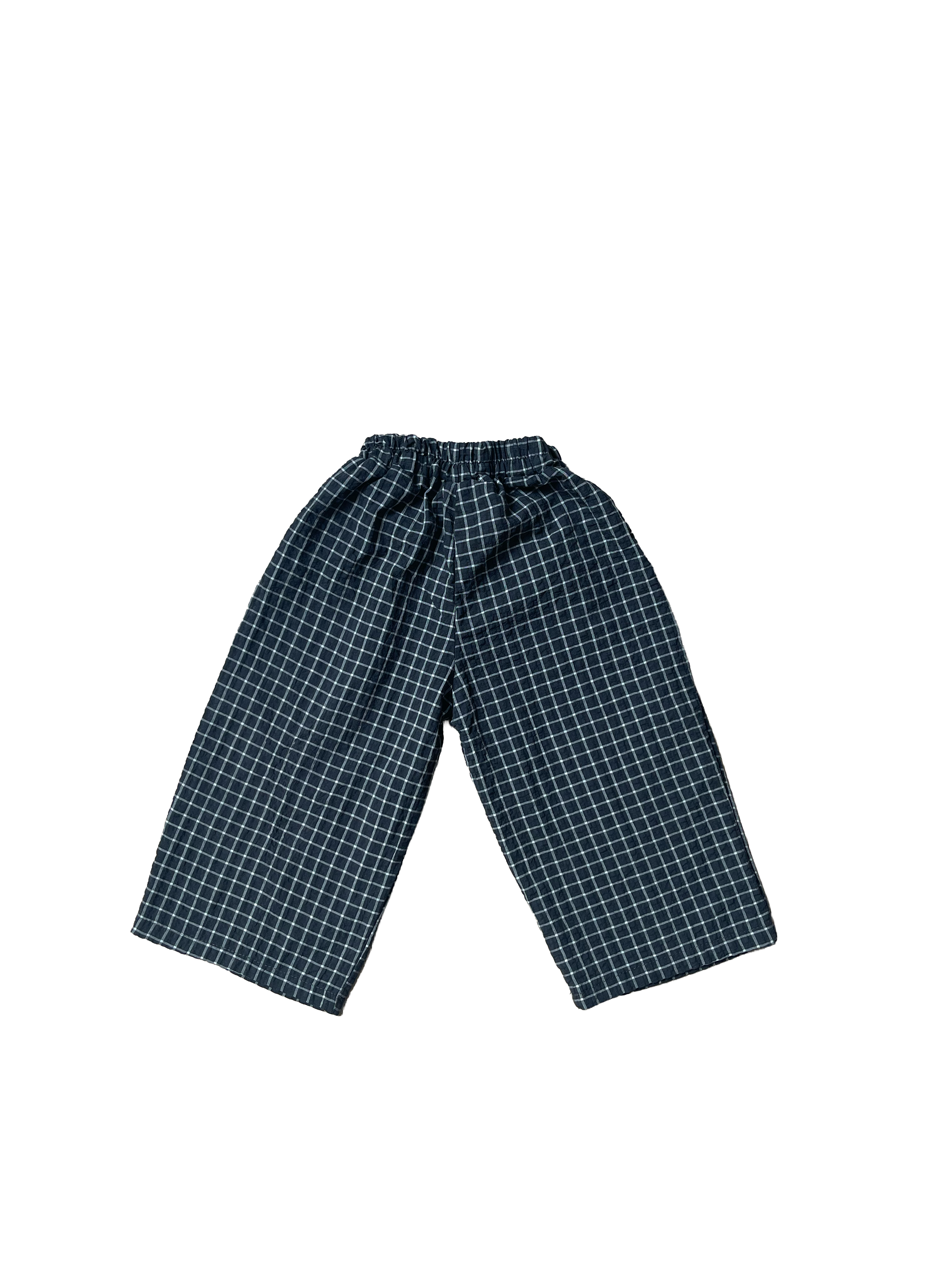 Check Pants - Black