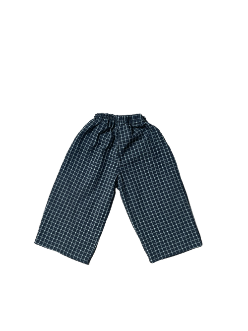 Check Pants - Black