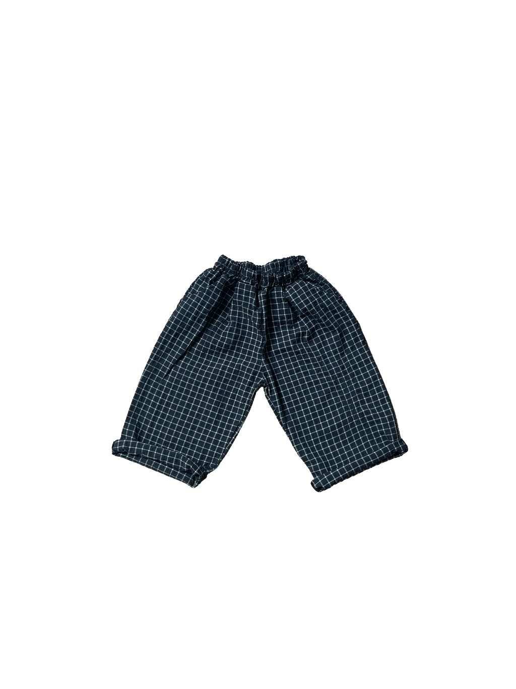 Check Pants - Black
