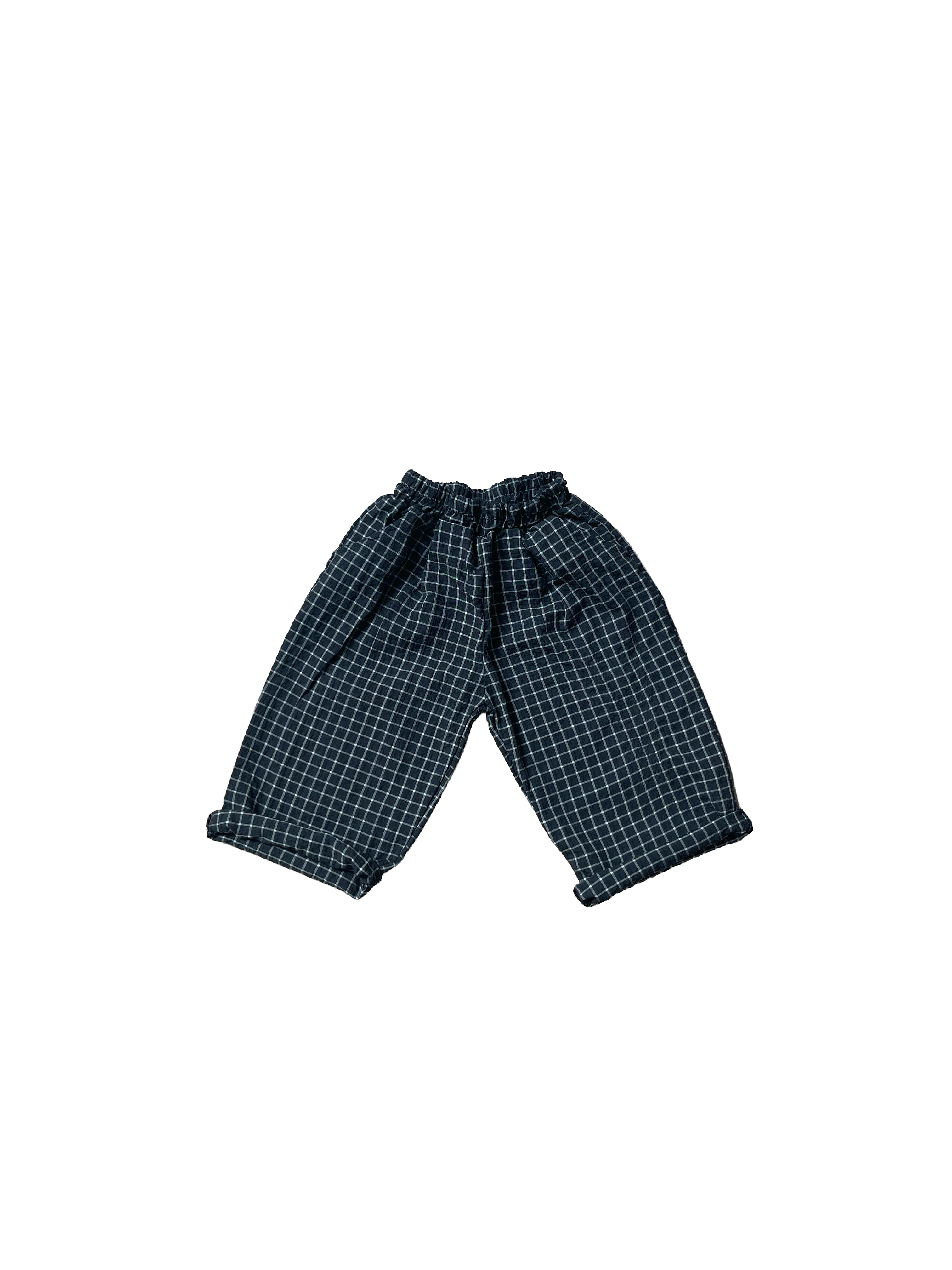 Check Pants - Black