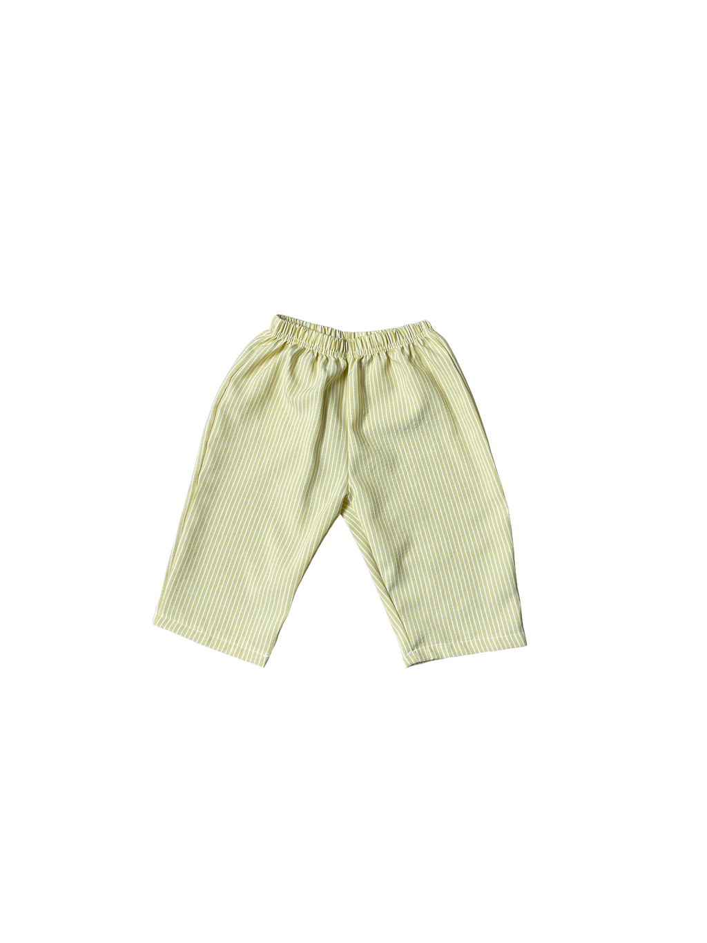 Smiley Striped Pants - Yellow