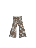 Heart Bootcut Pants - Beige