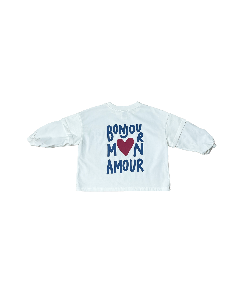 Bonjour Tee ivory