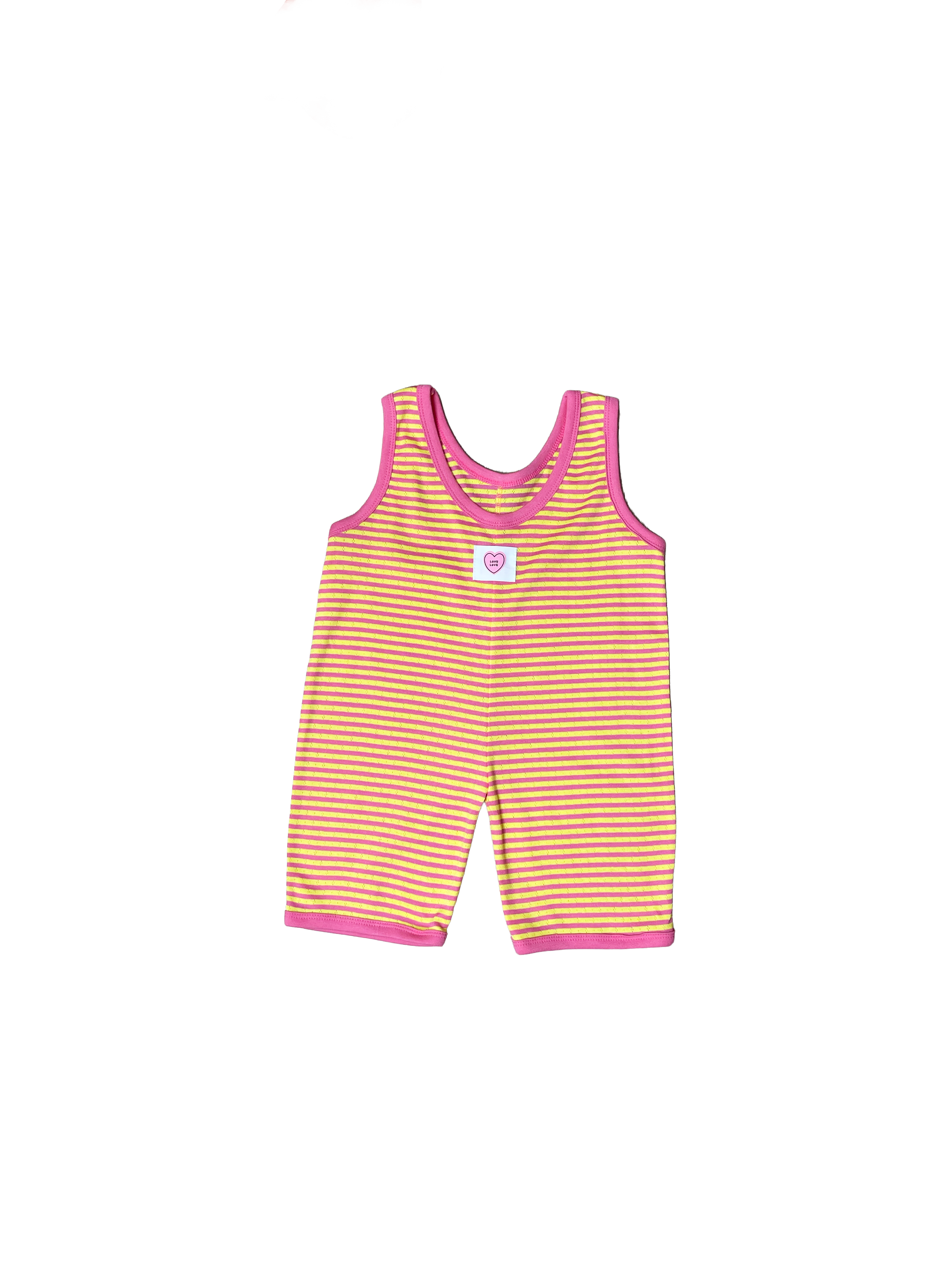 Jumpsuit yellow-pink