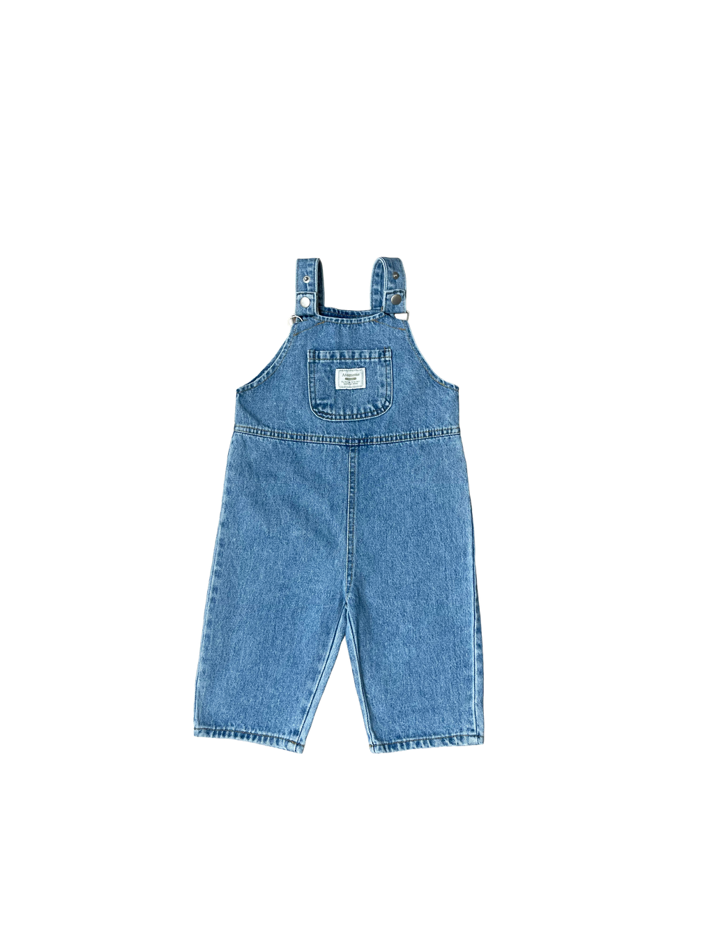 Denim Overalls - Light-blue