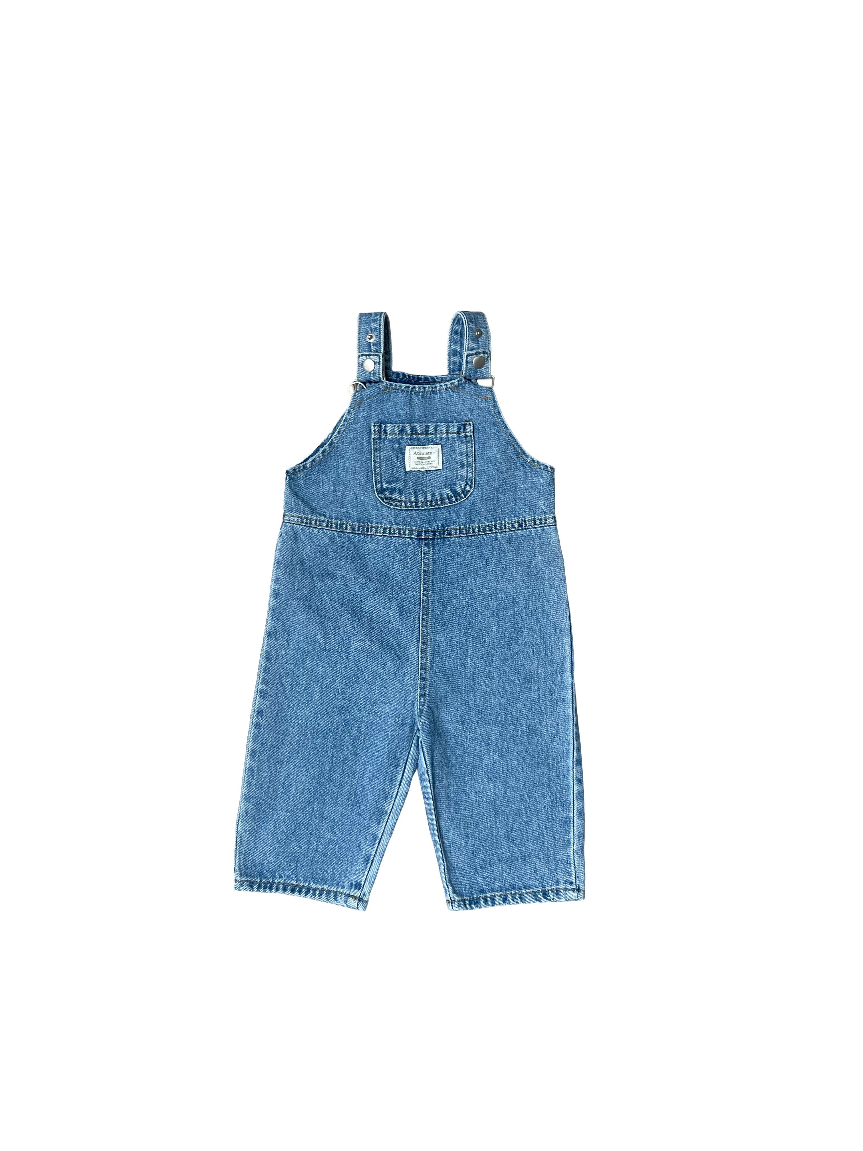 Denim Overalls - Light-blue