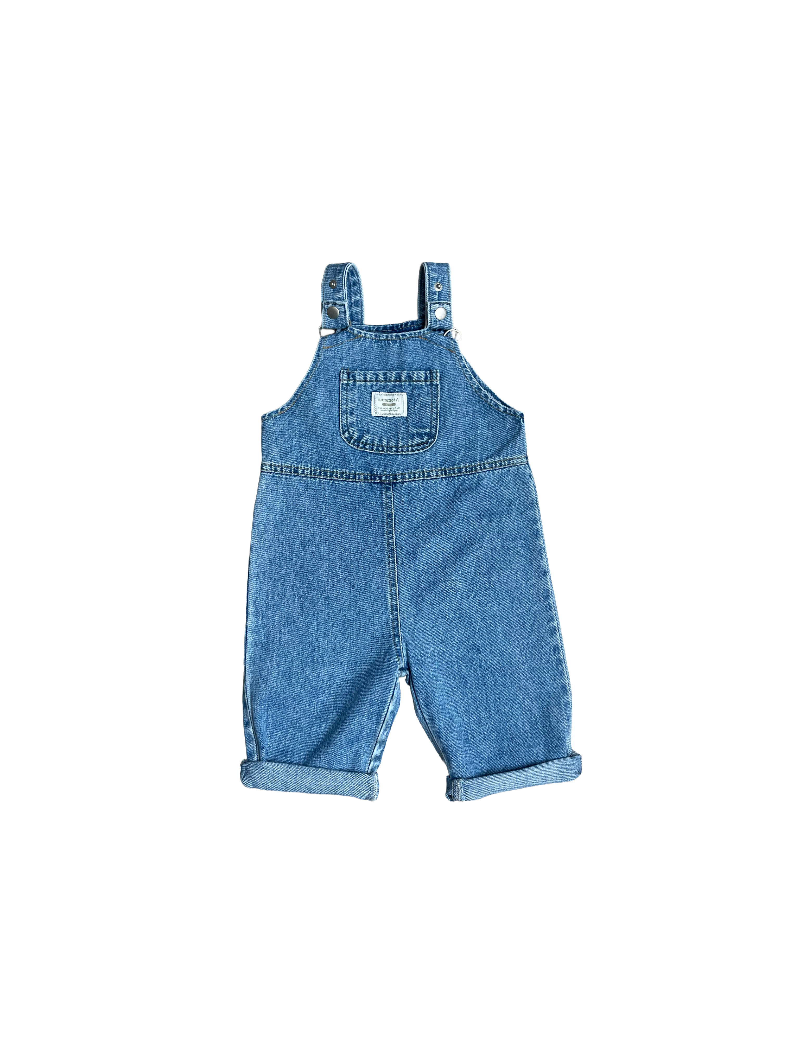 Denim Overalls - Light-blue