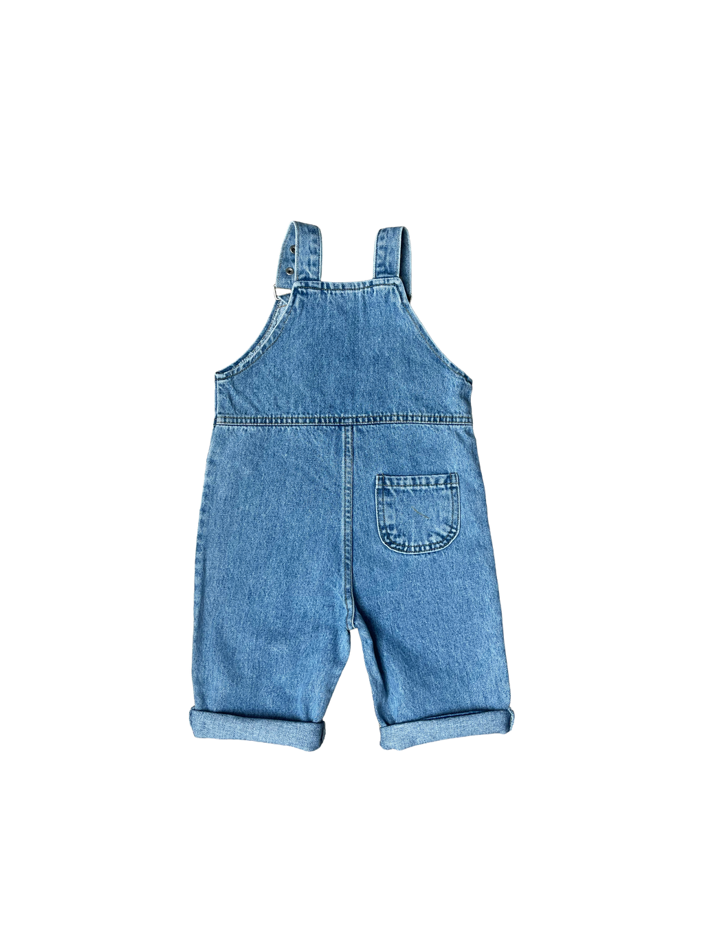 Denim Overalls - Light-blue