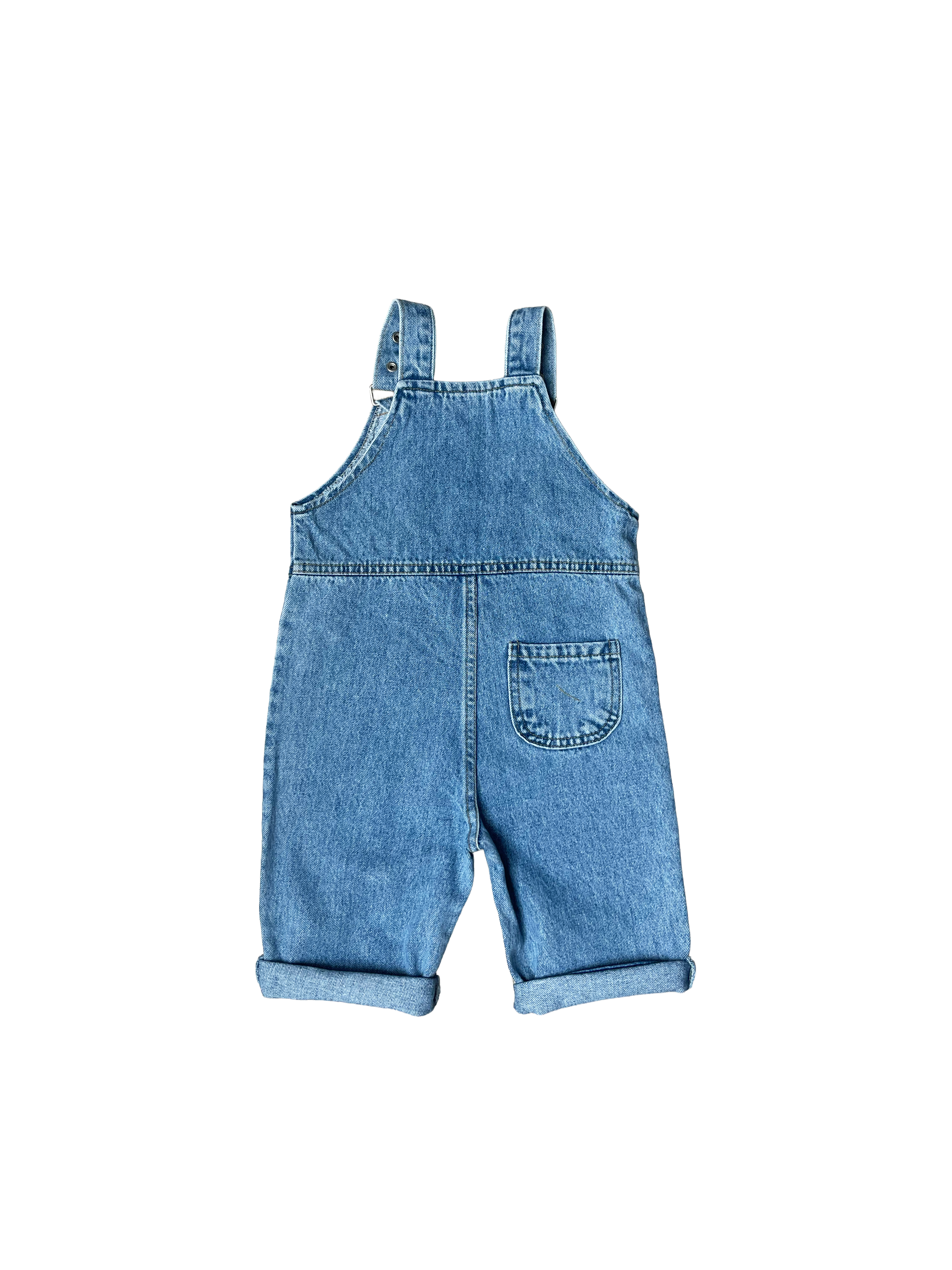 Denim Overalls - Light-blue