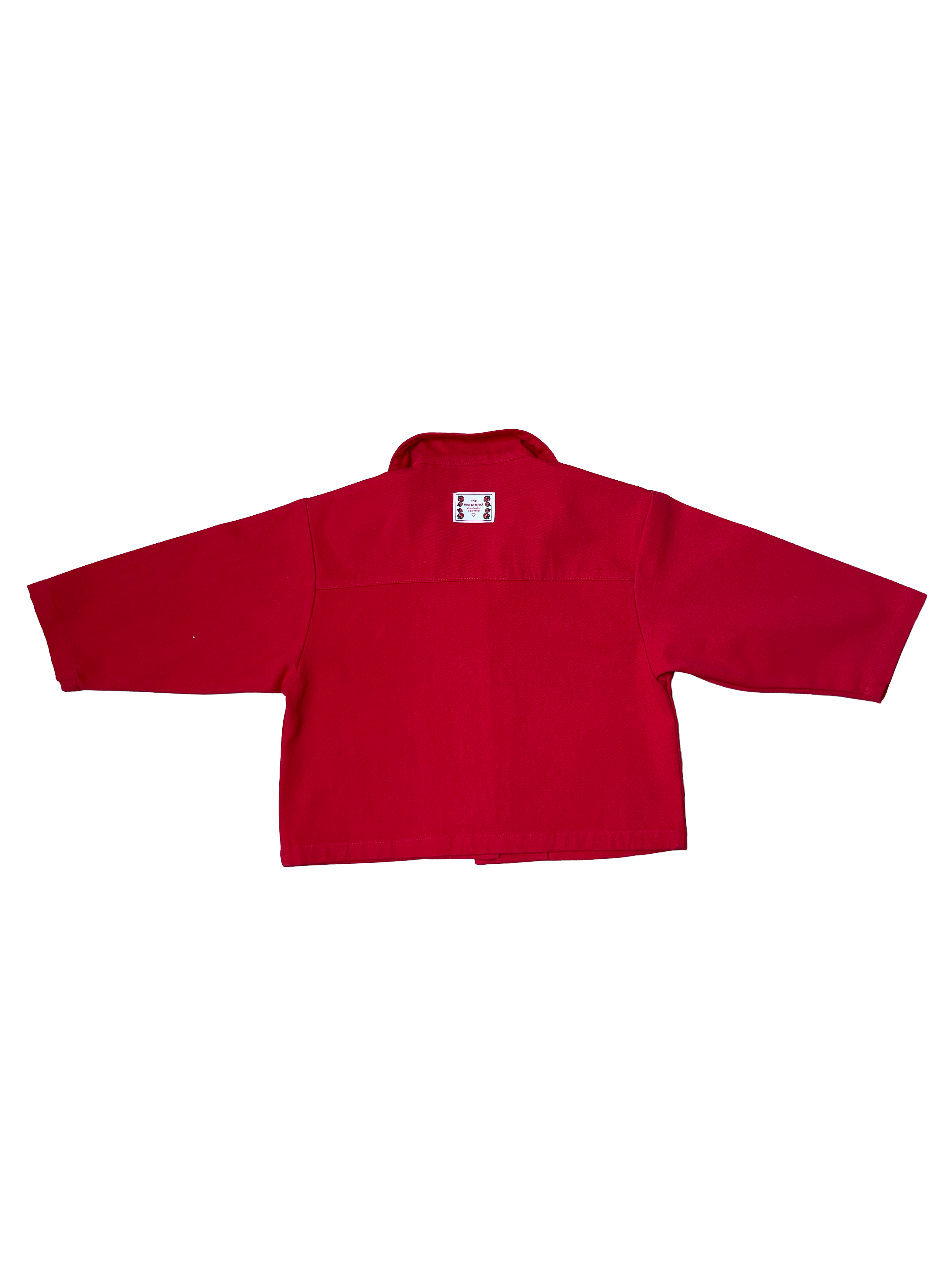 Heart Pocket Jacket - Red