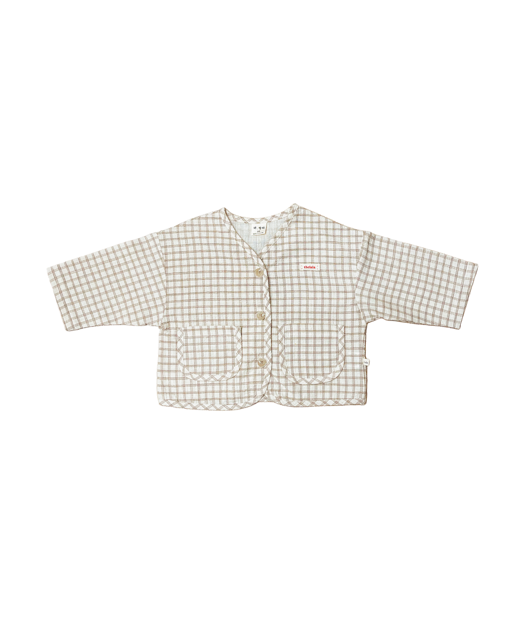 Check Jacket - Beige